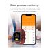 E530 Inteligentny Zegarek EKG PPG Ciśnienie Krwi Tętno Glukoza IP68 Wodoodporny Smartwatch