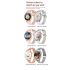 ET390 Smartwatch Damski AMOLED 360*360 ECG HD, Pulsometr, Połączenia Bluetooth, Wodoodporny Zegarek