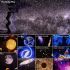 Lampka nocna Projektor Galaxy 360° planetarium dla dzieci i dorosłych relaksujący nastrój immersyjne doświadczenie
