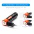 Akumulator 14500 3.7V Li-ion 750mAh Micro USB wskaźnik LED ekologiczna bateria do latarek i głośników