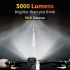Lampka rowerowa Mangeleyes M5 5000 lumenów USB wodoodporność do jazdy nocnej i outdoorowych przygód MTB