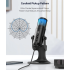 MU900PRO RGB USB Mikrofon do streamingu dynamiczne światło RGB kardioidalny wzór odbioru wysoka jakość dźwięku