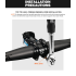 Kierownica rowerowa TOSEEK ZF-ONE MTB 31.8mm 760mm karbonowa lekka matowa czarna najwyższa jakość akcesoria