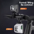 NiteBeam CL1600 lampki rowerowe latarka MTB 9 trybów ładowanie USB-C trwałe oświetlenie bezpieczeństwo nocne