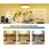 Inteligentna lampa sufitowa 24W Tuya Zigbee z RGBCW sterowanie głosowe Alexa idealna do salonu i nowoczesna dekoracja wnętrz