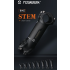 TOSEEK Wspornik Kierownicy MTB z Regulowanym Kątem Lekki Aluminium i Włókno Węglowe 28.6mm 31.8mm Czarny Mat
