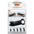 TOSEEK Wspornik Kierownicy MTB z Regulowanym Kątem Lekki Aluminium i Włókno Węglowe 28.6mm 31.8mm Czarny Mat