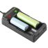 Ładowarka TC2 USB typu C szybkie ładowanie akumulatorów 18650 21700 kompaktowa ładowarka dualne porty