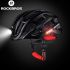 ROCKBROS Lekki Kask Rowerowy z USB Ładowaniem Ultralekki Elektryczny Kask z Zintegrowanym Oświetleniem