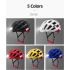 ROCKBROS Lekki Kask Rowerowy z USB Ładowaniem Ultralekki Elektryczny Kask z Zintegrowanym Oświetleniem