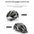 ROCKBROS kask rowerowy ultralekki design oddychający EPS kask szosowy z systemem wentylacji i soczewki