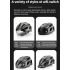 ROCKBROS kask rowerowy ultralekki design oddychający EPS kask szosowy z systemem wentylacji i soczewki