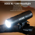 XOSS XL-1200 lampka rowerowa 1200 lumenów ładowanie Type-C wodoodporna do jazdy nocnej akcesoria rowerowe