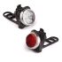 Lekki Rowerowy USB HJ-030 nowoczesne oświetlenie rowerowe 3 LED kompaktowy wodoodporny z ładowaniem USB