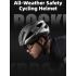 ROCKBROS kask rowerowy z tylne światło LED ultralekki design bezpieczeństwo jazdy na rowerze wodoodporny