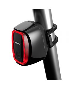 MEILAN X6 inteligentne tylne swiatlo rowerowe tylne swiatlo rowerowe USB akumulator wodoodporny hamulec rowerowy ostrzezenie bezpieczenstwa tylne swiatlo led;
