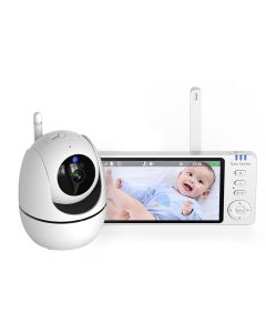 ABM501 niania wideo 2.4G z 5.0 cala LCD noktowizor dwukierunkowa rozmowa audio wysoka rozdzielczość