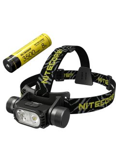 Nitecore HC68 2 x Luminus SST-40-W diody LED 2000 lumenów dwuwiazkowa ladowalna latarka czolowa z mozliwoscia ustawiania ostrosci z bateria 3500 mAh