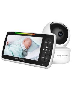 5-calowa niania elektroniczna z kamerą SM650 Matka dzieci Dziecięca przenośna monitora wideo