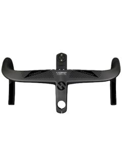 Kierownica rowerowa TOSEEK TR5500 z pełnego włókna węglowego ultralekka matowe czarne wykończenie aerodynamika