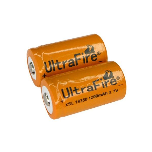 Ultrafire XSL 18350 1200mAh wydajna bateria litowo-jonowa do urządzeń elektronicznych długotrwałe zasilanie