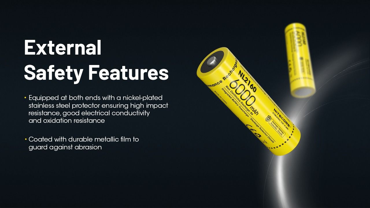 NITECORE NL2160 6000mAh 21700 Akumulator Li-ion