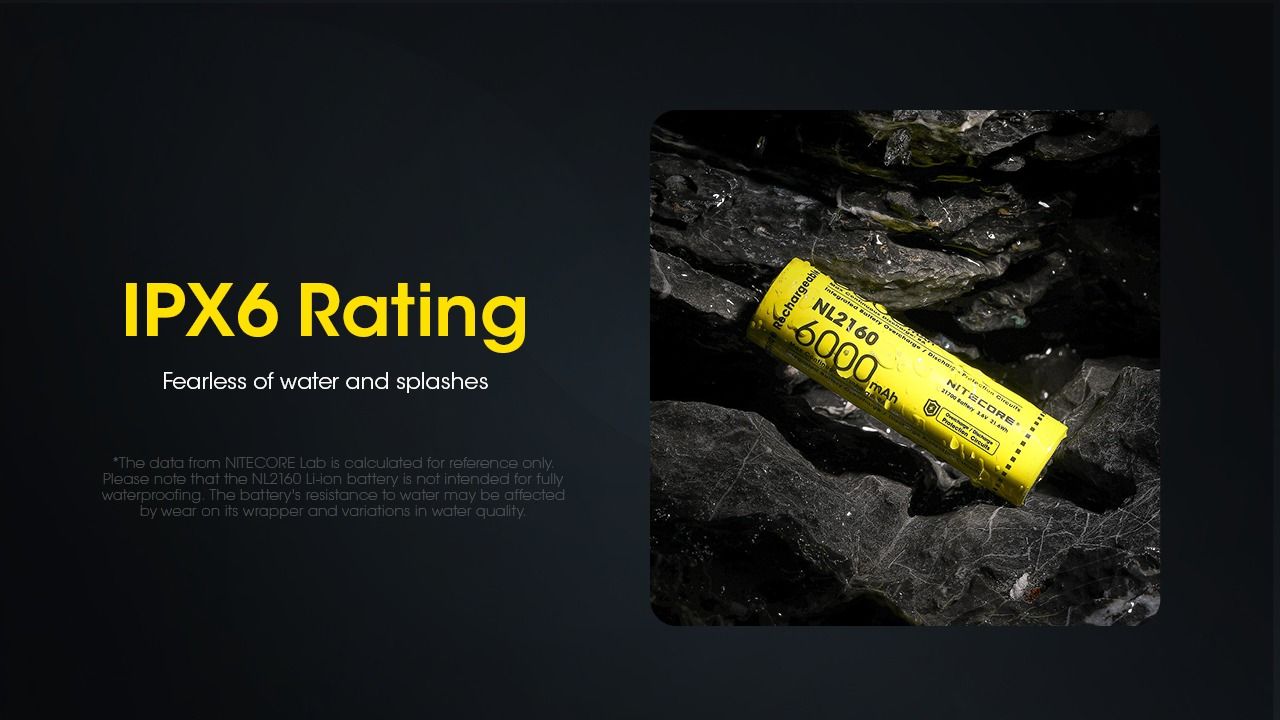 NITECORE NL2160 6000mAh 21700 Akumulator Li-ion