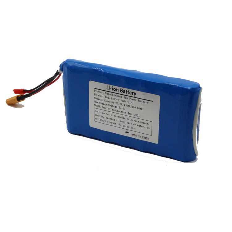 Akumulator 21700-7S1P-25.2V 5C bateria do deskorolki o dużej pojemności 4000-5000mAh z zaawansowaną ochroną