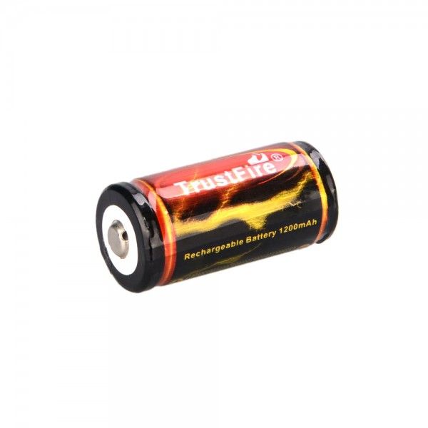 Trustfire 18350 3.7V Akumulator litowo-jonowy 1200mAh, ładowalny, długotrwała moc dla zaawansowanych latarek i elektroniki.