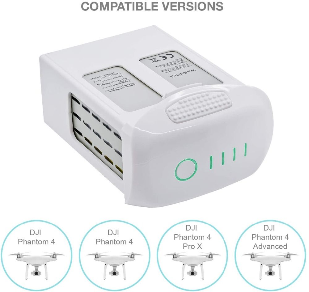 Akumulator DJI Phantom 4 15,2 V 5870 mAh LiPo Niezawodna Bateria RC Dronów do Fotog. Lotniczej Wydłużony Lot