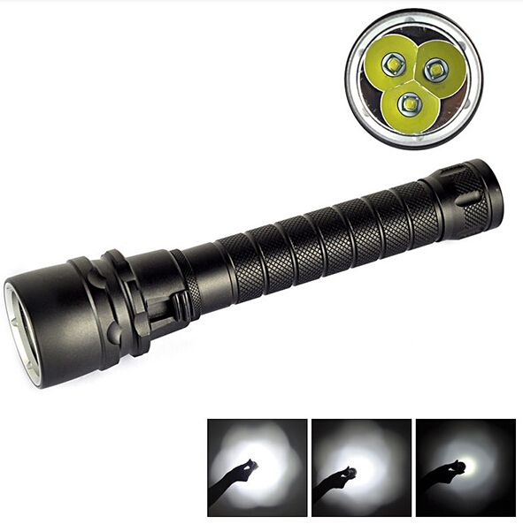 Illuminate Adventures SK68 Q5 LED Przenośna Mini Latarka ZOOM 6000 Lumenów Wytrzymała Wodoodporna Latarka Kempingowa