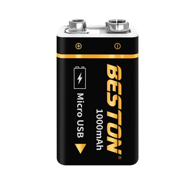 Ładowalna bateria Beston 9V akumulator do helikoptera RC Ekologiczna energia mikro USB 1000mAh zrównoważona