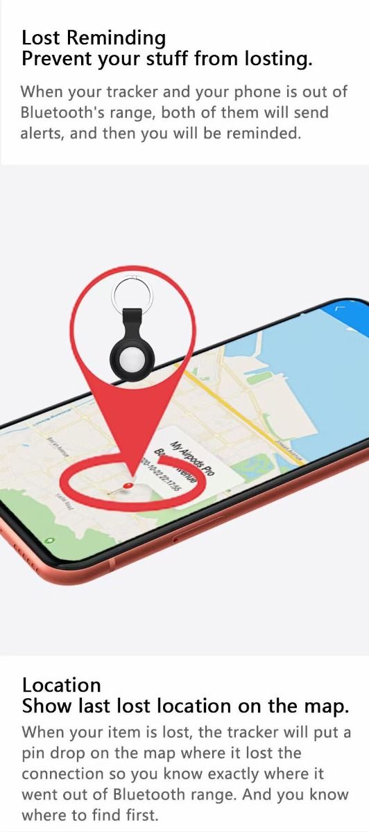 Mini lokalizator GPS Bluetooth 4.0 inteligentny śledzenie dzieci zwierząt kompaktowy design aplikacja iSearching