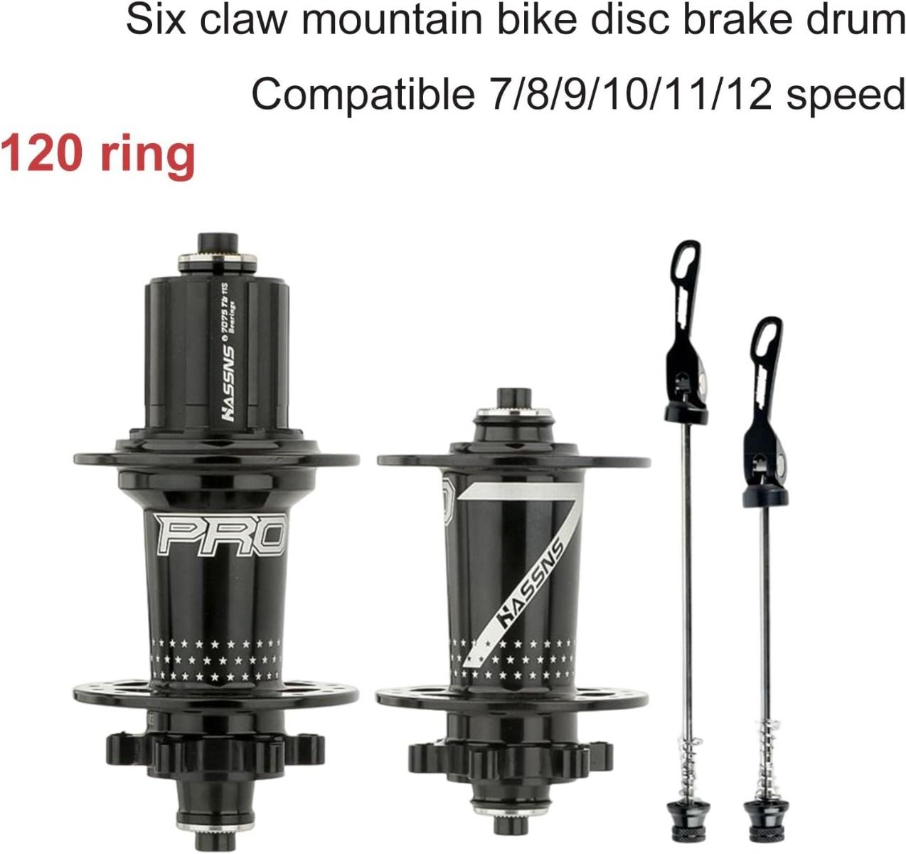 HASSNS PRO7 MTB piasta 32 otwory łożysko rower górski szybkozamykacz 32h Noisy Cube tulejki rowerowe