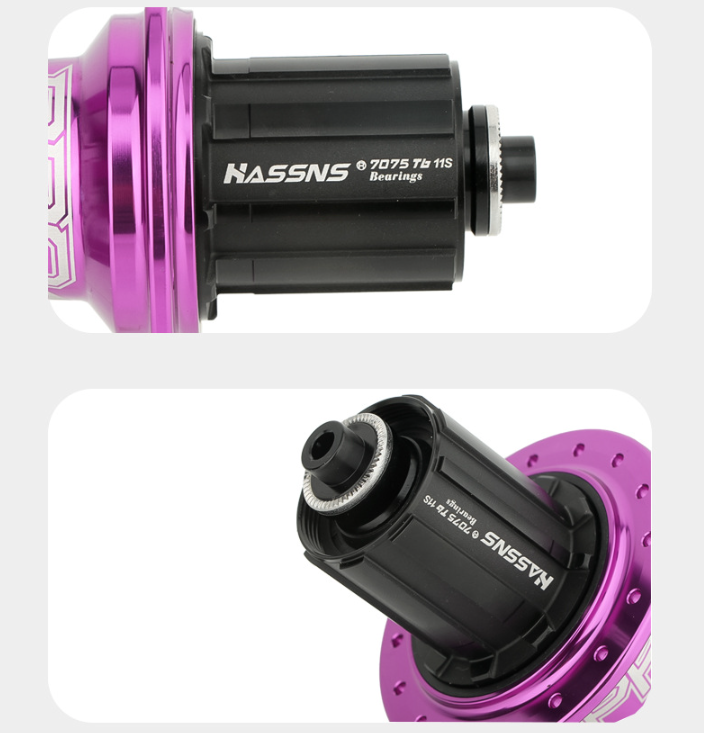 HASSNS PRO7 MTB piasta 32 otwory łożysko rower górski szybkozamykacz 32h Noisy Cube tulejki rowerowe