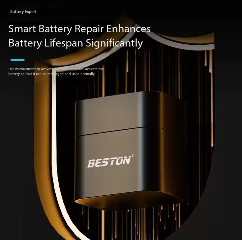 Beston Inteligentna Ładowarka 8 Slotów AA 1.5V Li-ion 3600mWh, Szybkie Ładowanie Zestawu Baterii.