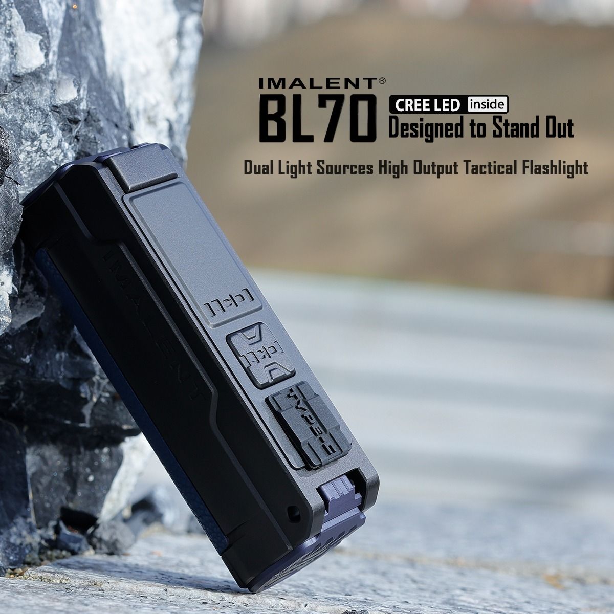 IMALENT BL70: Latarka LED 6000 lumenów, ładowalna USB-C. Idealna na EDC i outdoor!