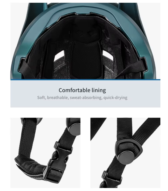 Kask rowerowy górski BATFOX, lekki, technologia In-Mold, regulowany rozmiar dla dorosłych i młodzieży