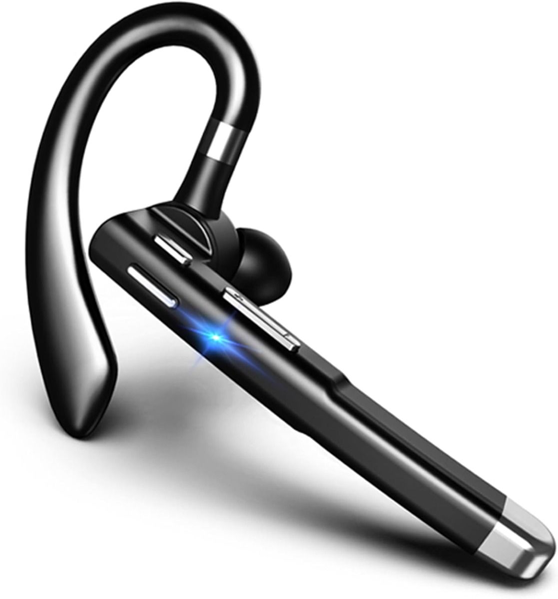 Bezprzewodowy Zestaw Słuchawkowy Biznesowy BT5.3 z Mikrofonem Redukującym Hałas, Earpiece Sportowy Handsfree