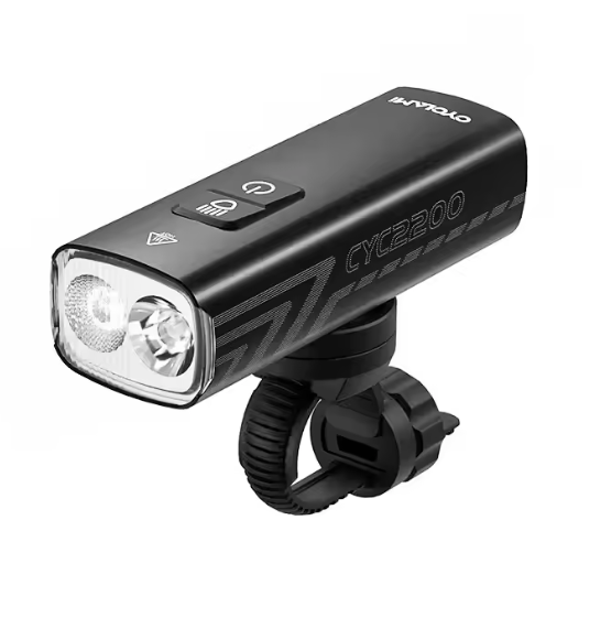 CYCLAMI BR2000 Mocna Lampka Rowerowa 2000lm USB-C Type-C. Idealna na MTB i Szosę. Bezpieczeństwo!