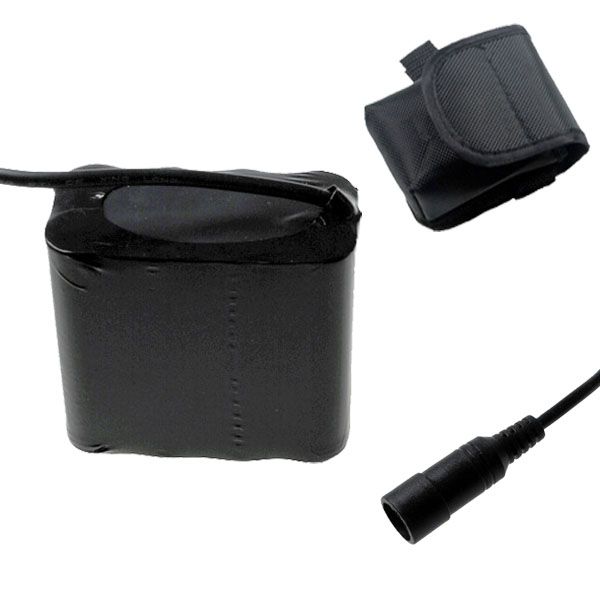 Bateria rowerowa UltraFire 17600 mAh wodoodporna 5521 Interfejs DC akumulator do reflektorów LED długotrwała