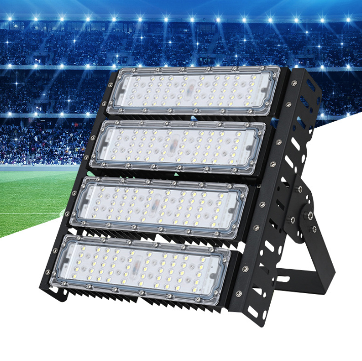 Naświetlacz LED 200W Wodoodporny IP65 | Modułowe Oświetlenie Zewnętrzne | Stadiony, Tunele