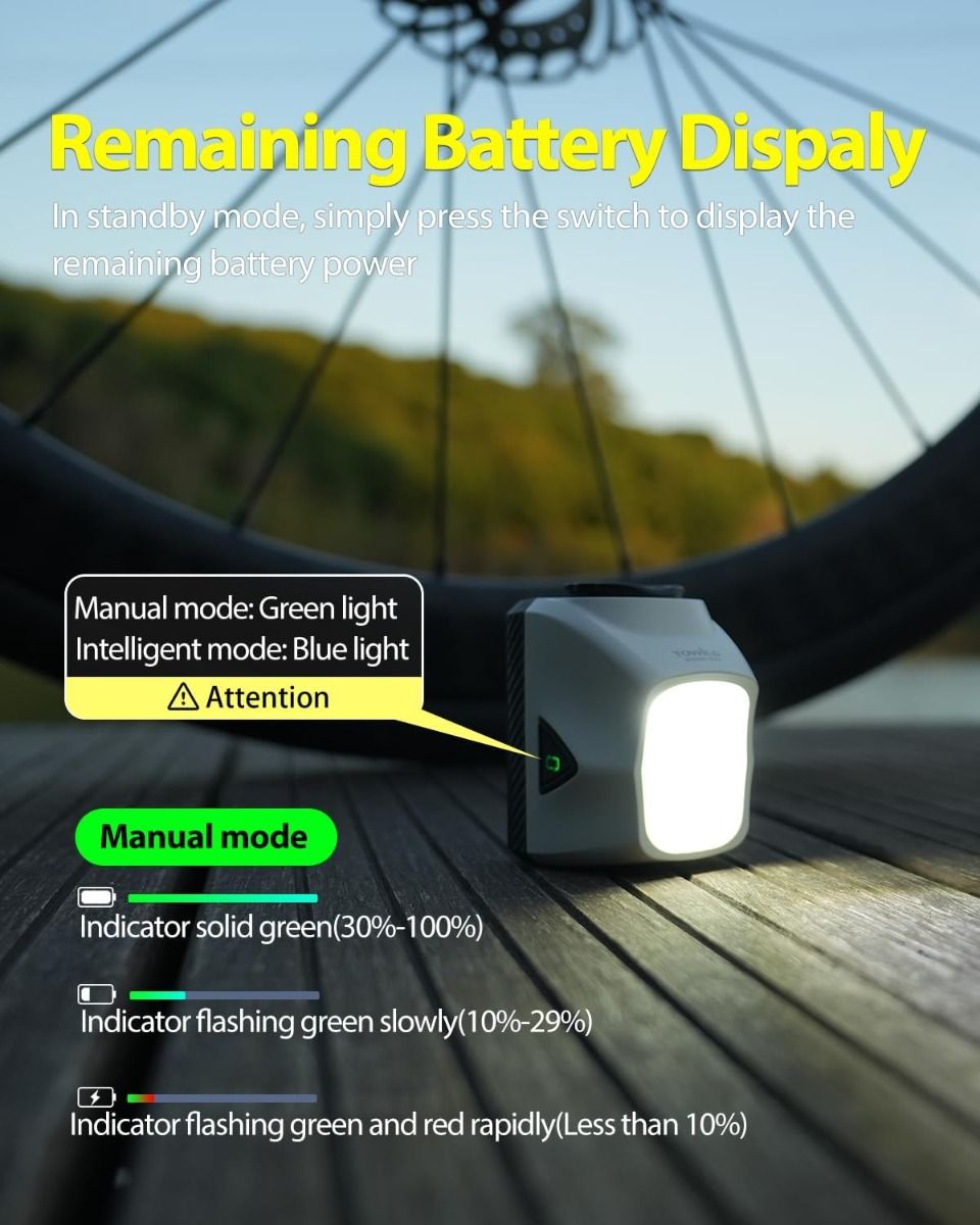 Odkryj TOWILD DLite 1700 DL1700: Mocna Lampka Rowerowa 1900 Lumenów, USB, Wodoodporna dla Jazdy Nocą