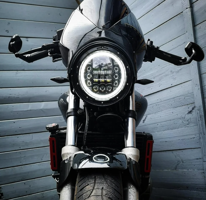 7-calowy reflektor LED 75W do Harley Jeep Wrangler Hummer wodoodporność IP67 odlew aluminium oświetlenie pojazdu