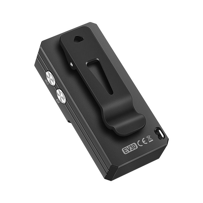 EV30 Mini latarka LED EDC, 550 lumenów, UV 365nm. Ładowana USB-C kompaktowa latarka kieszonkowa/brelok.