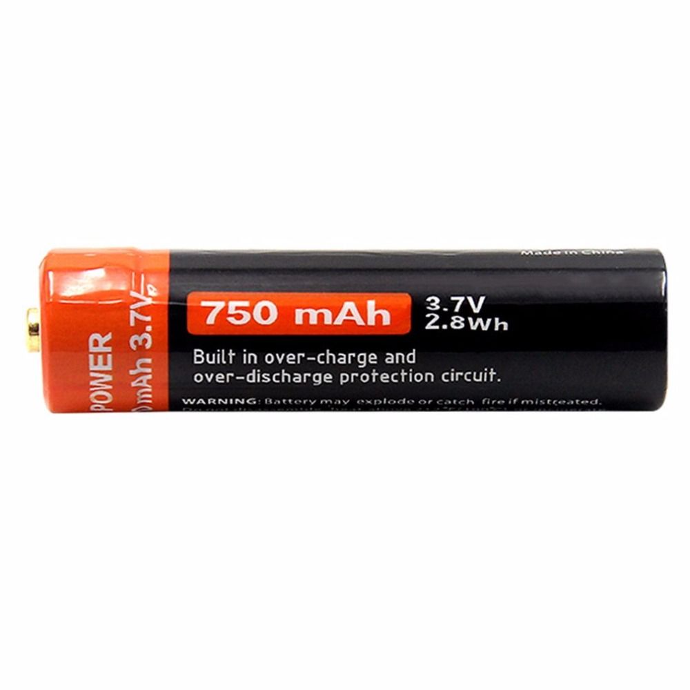 Doublepow 14500 750mAh akumulator ładowalny 3.7V Li-ion z Micro USB do urządzeń o wysokim poborze prądu i na kemping
