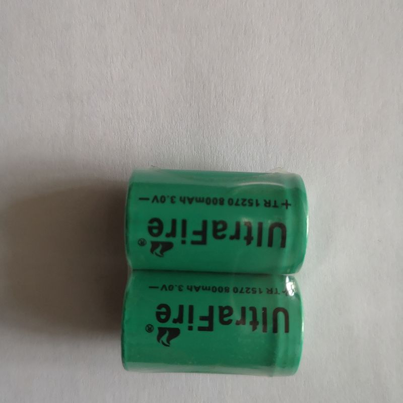 UltraFire TR 15270 800mAh 3.0V Akumulator litowo-jonowy, przyjazny dla środowiska, o wysokiej pojemności, niezawodne źródło zasilania
