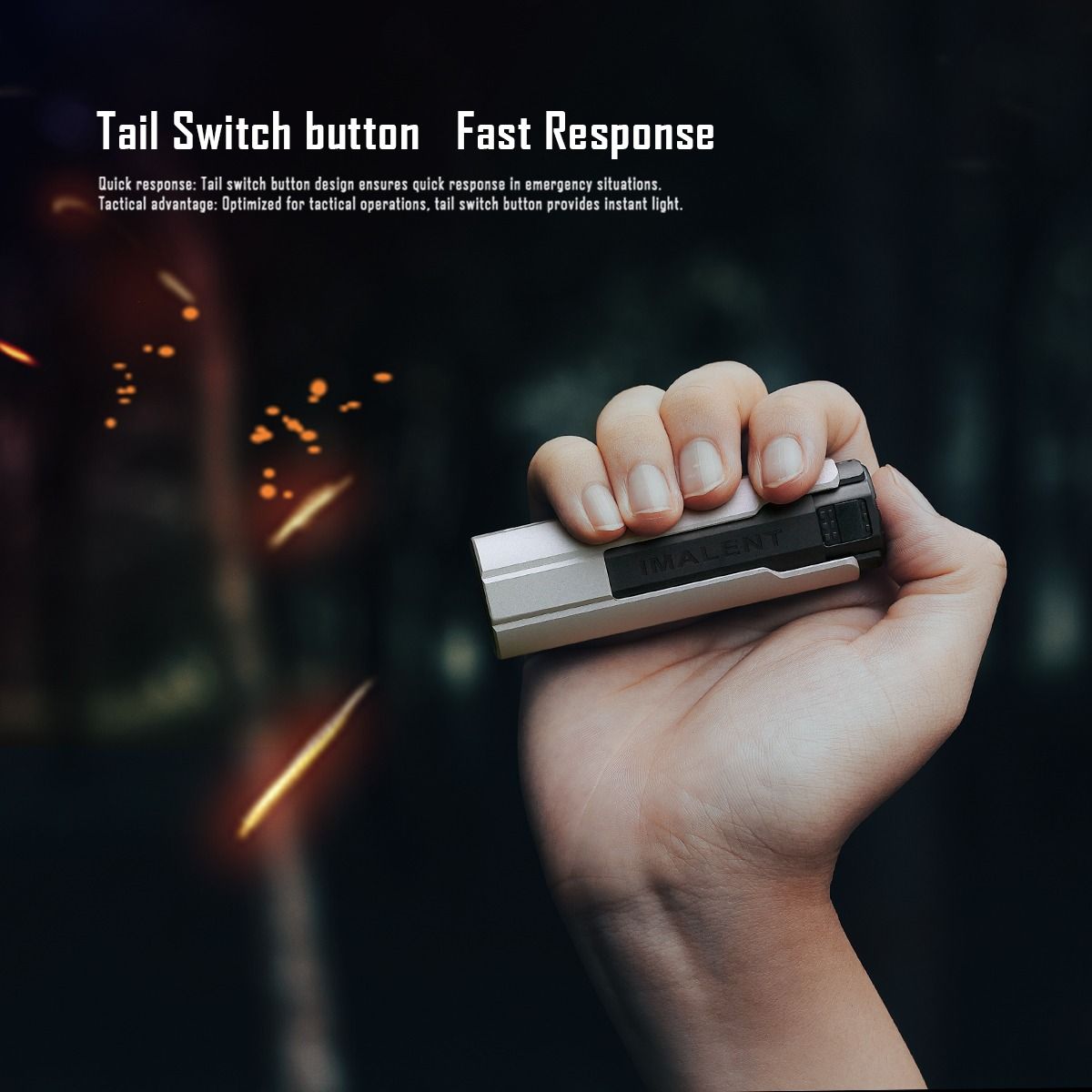 Odkryj IMALENT LD35 Latarka LED 1200 lumenów | USB-C ładowalna, Kompaktowa EDC, OLED.