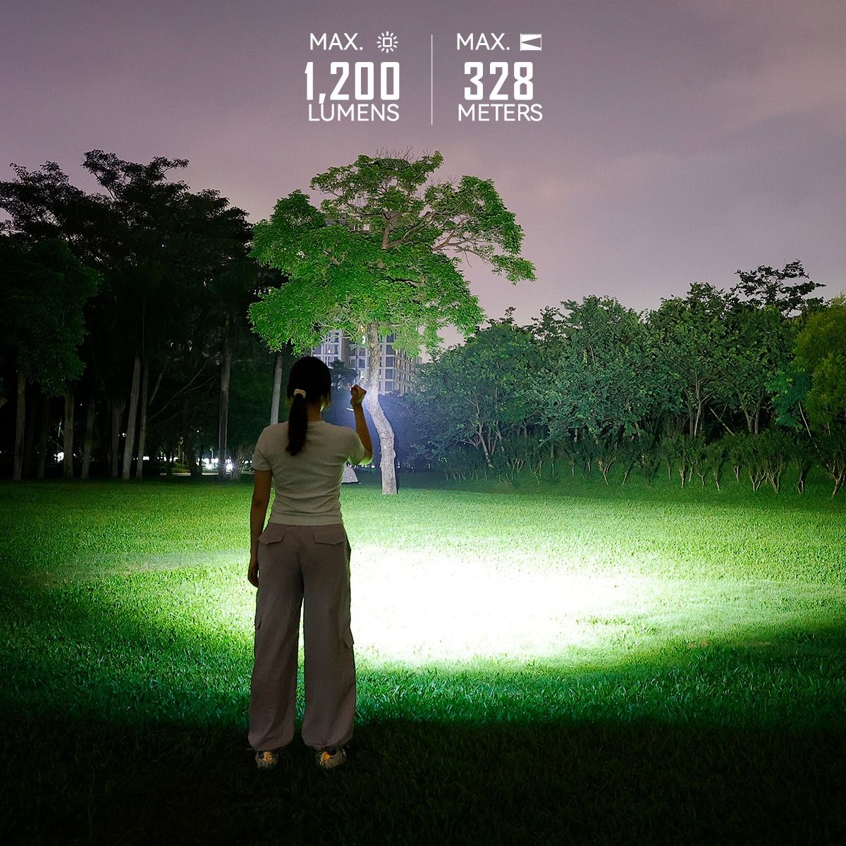 Odkryj IMALENT LD35 Latarka LED 1200 lumenów | USB-C ładowalna, Kompaktowa EDC, OLED.