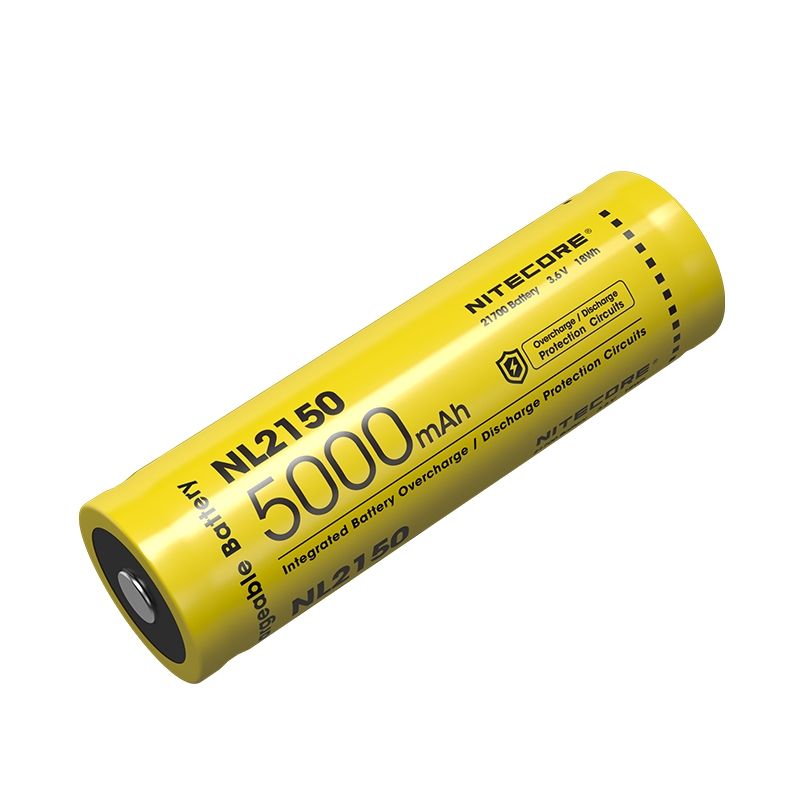 NITECORE NL2150 5000mAh 3.6V 21700 Akumulator do latarki o dużej mocy, drona i sprzętu outdoorowego